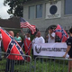 White Lives Matter group protests outside Houston’s 3rd Ward NAACP on Aug. 21, 2016.
Twitter